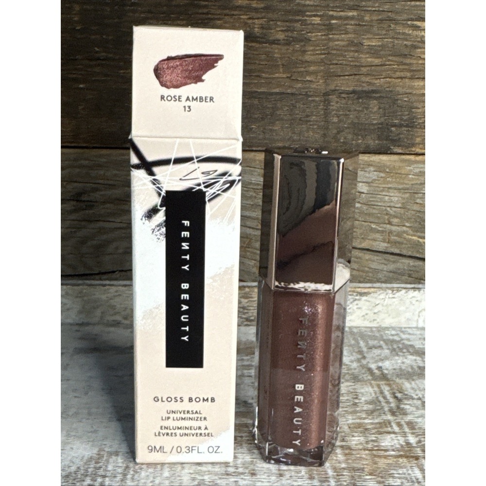 Fenty Gloss Bomb Lip Luminizer Rose Amber 13 0.3oz |‎ MSRP = $26